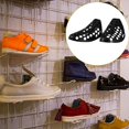 thumbnail image 3 of Kunmingshisd Toys 10 pares de hormas de plástico grandes para zapatillas de deporte, hormas aireadas para zapatos y botas, color negro, 3 of 4