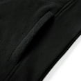 thumbnail image 5 of Miluxas Men's Full Zip Sweatshirt No Hood Hoodies Casual Cardigan Lightweight Cotton Hoody Black, 5 of 7