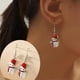 thumbnail image 4 of 1 Pair Drop Earrings For Womens Christmas Daily Alloy Classic Fashion ( STORY), 4 of 4