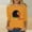 Orange, variant on Fznquz Black Women Tops 2025 3/4 Length Sleeve Plus Size Shirt Black History Print Fashion Crewneck Women Blouse