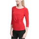 thumbnail image 1 of Calvin Klein Blusa con cordones para mujer, rojo, extragrande Calvin Klein Pull-over, 1 of 2