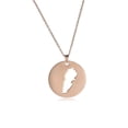 thumbnail image 1 of EZLIFE Collar de acero inoxidable del Líbano para hombres y mujeres _и V3H4, 1 of 7
