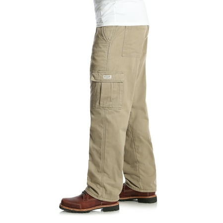 Wrangler - Wrangler Men's Fleece Lined Cargo Pant - Walmart.com ...