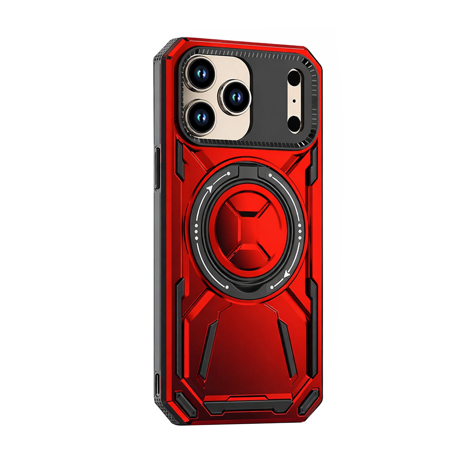 Armor Rotate Stand Case with Magsafe for iPhone 17 Pro - Red