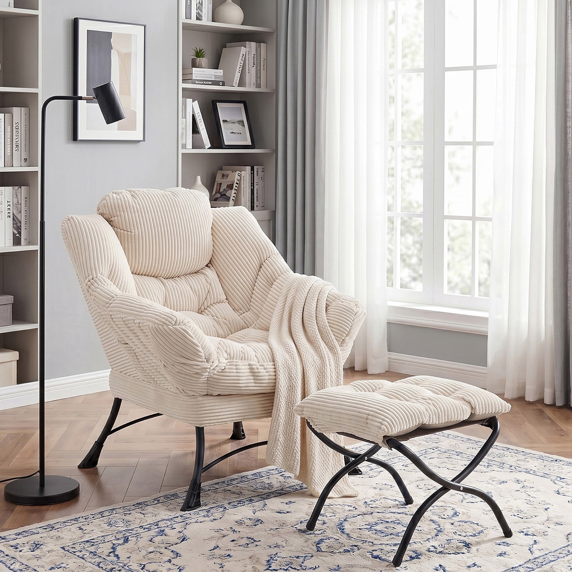 Trend Lab Toddler Plush Gray Elephant Lounge Character Chair