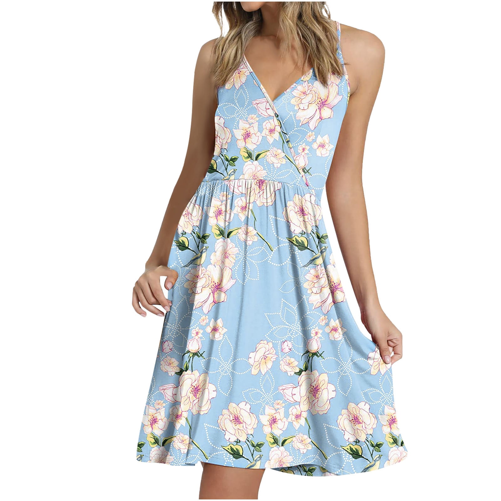 fit and flare beach dress