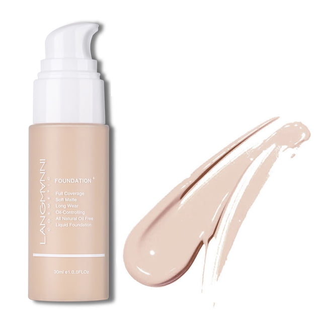 High Light Face Liquid Foundation Makeup Full Coverage Concealer Whiten 30Ml, Concealer Foundation