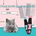 thumbnail image 1 of 2 uds. Peine para mascotas, perros pequeños y grandes, disponible con hileras individuales/dobles, dientes de acero inoxidable, elimina pulgas/enredos, pelo suelto, peine para perros, cepill, 1 of 5