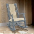 thumbnail image 6 of Rena Rocking Chair, Cushion Seat and Back, Blue Mahogany Mindy Wood, 6 of 6
