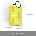 thumbnail image 2 of Salouo Gold Pineapple for Dirty Clothes Hamper,Extra Large Hamper Basket Bin 1-Pack Big Laundry Baskets with Handles Laundry Hampers Fits for Bedroom & Living Room, 2 of 5