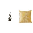 thumbnail image 1 of Escultura Moderna De Resina Con Forma De Llama Y Elegante Juego De Funda De Cojín Cuadrada Para Decoración Del Hogar, Sala De Estar, Oficina, Dormitorio, Coche., 1 of 8