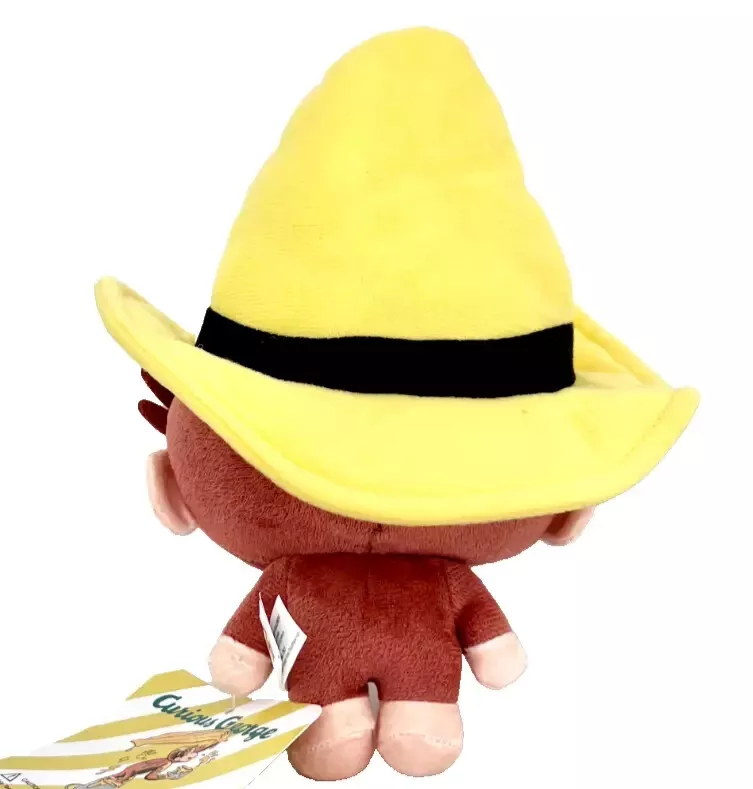 Curious George with Yellow Hat 7 inch Plush Toy - Walmart.com