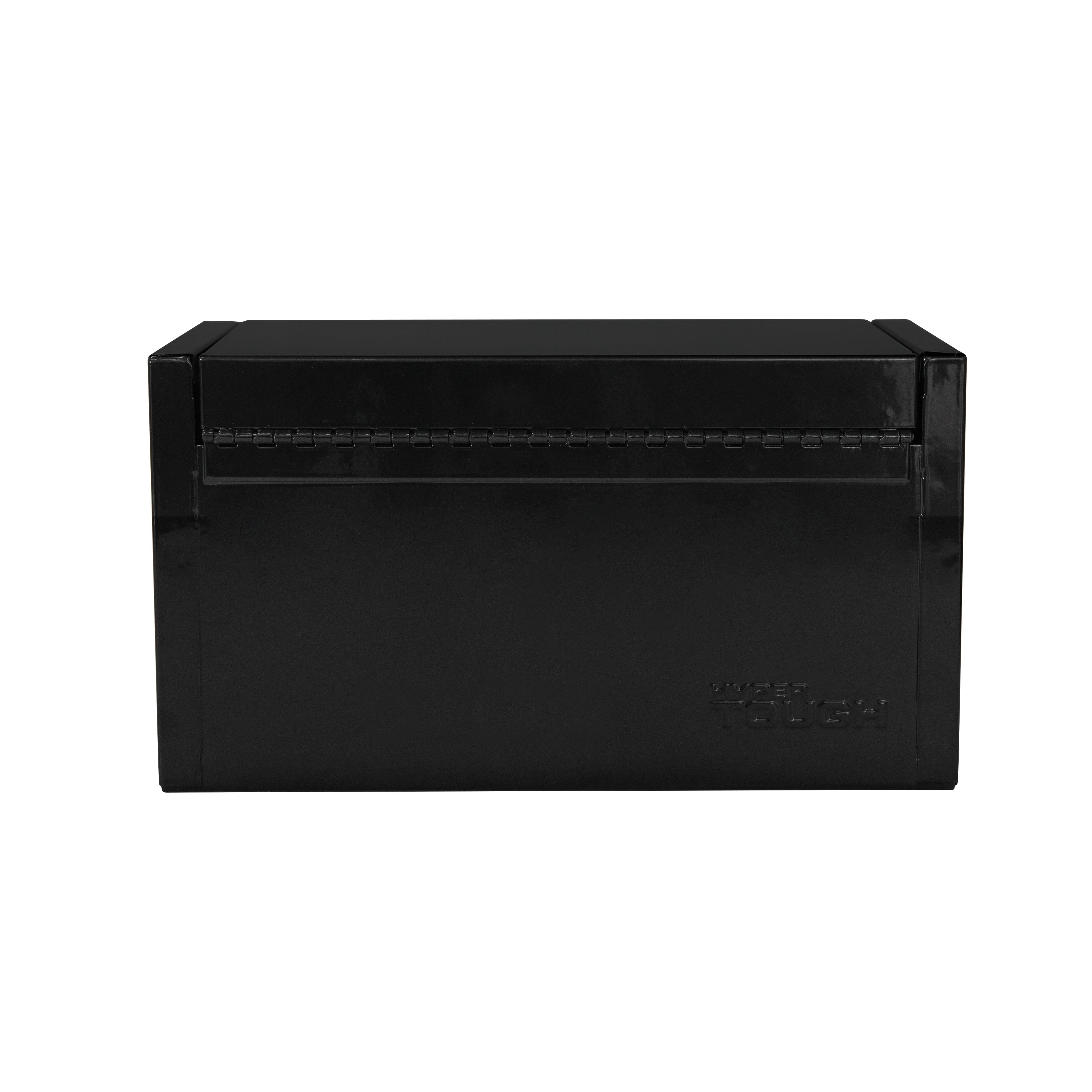 Hyper Tough Mini 10-Inch 2-Drawer Steel Toolbox – Black