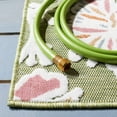 thumbnail image 5 of SAFAVIEH Cabana Iskra Floral Indoor/Outdoor Area Rug, Green/Pink, 2'7" x 5', 5 of 16