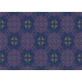 thumbnail image 1 of Ahgly Tapis Rectangulaire Lavable en Machine Intérieur Transitionnel Bleu Azur, 3 Pieds x 5 Pieds, 1 of 7