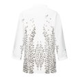 thumbnail image 5 of Blusa informal de manga larga con cuello en V y cuello alto a la moda para mujer Pompotops  FGAJ14080, 5 of 5