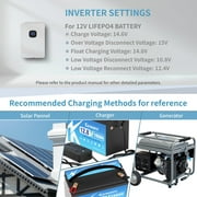 KEPWORTH 12V 100Ah LiFePO4 Lithium Battery with 100A BMS and 14.6V 7A Charger