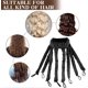 thumbnail image 3 of Rizadores de pelo sin calor para peinados nocturnos con diadema ajustable, rulos sin calor, color rosa., 3 of 5