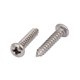 thumbnail image 2 of Tornillos autorroscantes de cabeza redonda Phillips de acero inoxidable 304 M4x20mm 100pcs, 2 of 3