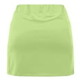 thumbnail image 5 of uublik Skirts for Girls Green Tennis Skirts Golf Skort Athletic Dance Running School Sport Skirts with Shorts Size 2T-12, 5 of 5
