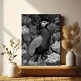 thumbnail image 6 of Elegant Peacock & Floral Canvas Print Wall Art for Living Room Office Hotel Dining Room, 6 of 8