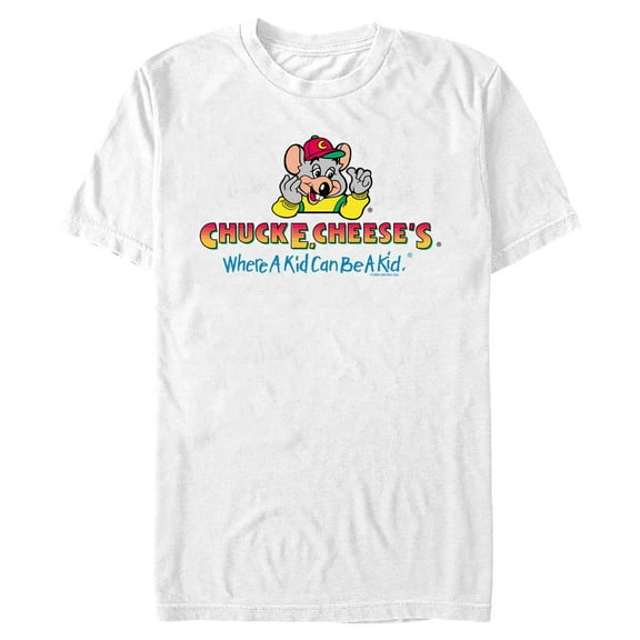Mens Chuck E. Cheese Where a Kid Can Be a Kid T Shirt