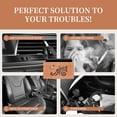 thumbnail image 5 of Wooden car air freshener - car odor eliminator for sun visor clips, vehicle fragrance diffuser for cabin, truck & (ocean), 5 of 5