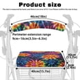 thumbnail image 6 of HELLHERO Colorful Tie-Dye Rollator Seat Covers Walker Seat Covers & Waterproof Removable and Washable Walker Protection for Seniors, 6 of 7