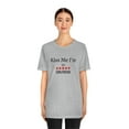 thumbnail image 4 of Kiss Me I'm 5 Star Girlfriend Unisex Jersey Short Sleeve Tee, 4 of 8