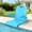 Blue, variant on Oak Pool Chairs with Armrests, Foldable Outdoor Chair with Handle and Drainage Hole, Portable Poolside Chair for Camping, Tailgating, Fishing, Boats, Beach