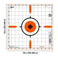 thumbnail image 3 of EZ Aim® Rigid Paper Shooting Targets, Sight-In Grid, 10-Targets Per Pack, Orange/White, 3 of 7