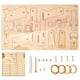 thumbnail image 1 of 3D banda de goma de madera pistola rompecabezas juguete DIY hecho a mano modelo chico niño Woodcraft Kit de montaje, 1 of 8