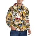 thumbnail image 2 of Sikiie Watercolor Dogs Men's Hoodie, Essentials Hoodie, Sweatshirt, Pullover Hooded Sweatshirt for Men-Medium, 2 of 7