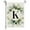 K, variant on Clearance Under $5!Yyuenw Monogram Letter C Garden Flag Floral 12x18 Inch Double Sided for Outside Small Burlap Family Last Name Initial Yard Flag