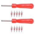 thumbnail image 1 of 2X Tool Demonte Valve Tire + 10 Valve for Car Bike Motorcycle, 1 of 5