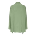 thumbnail image 5 of Stylish Women's Long Sleeve Casual Open Front Knit Coat Comfortable Lightweight Versatile Outerwear For Daily Wear Women Casual Dress Sweater Long Sleeve Hoodie Womens Long Hooded Sweatshirt, 5 of 6