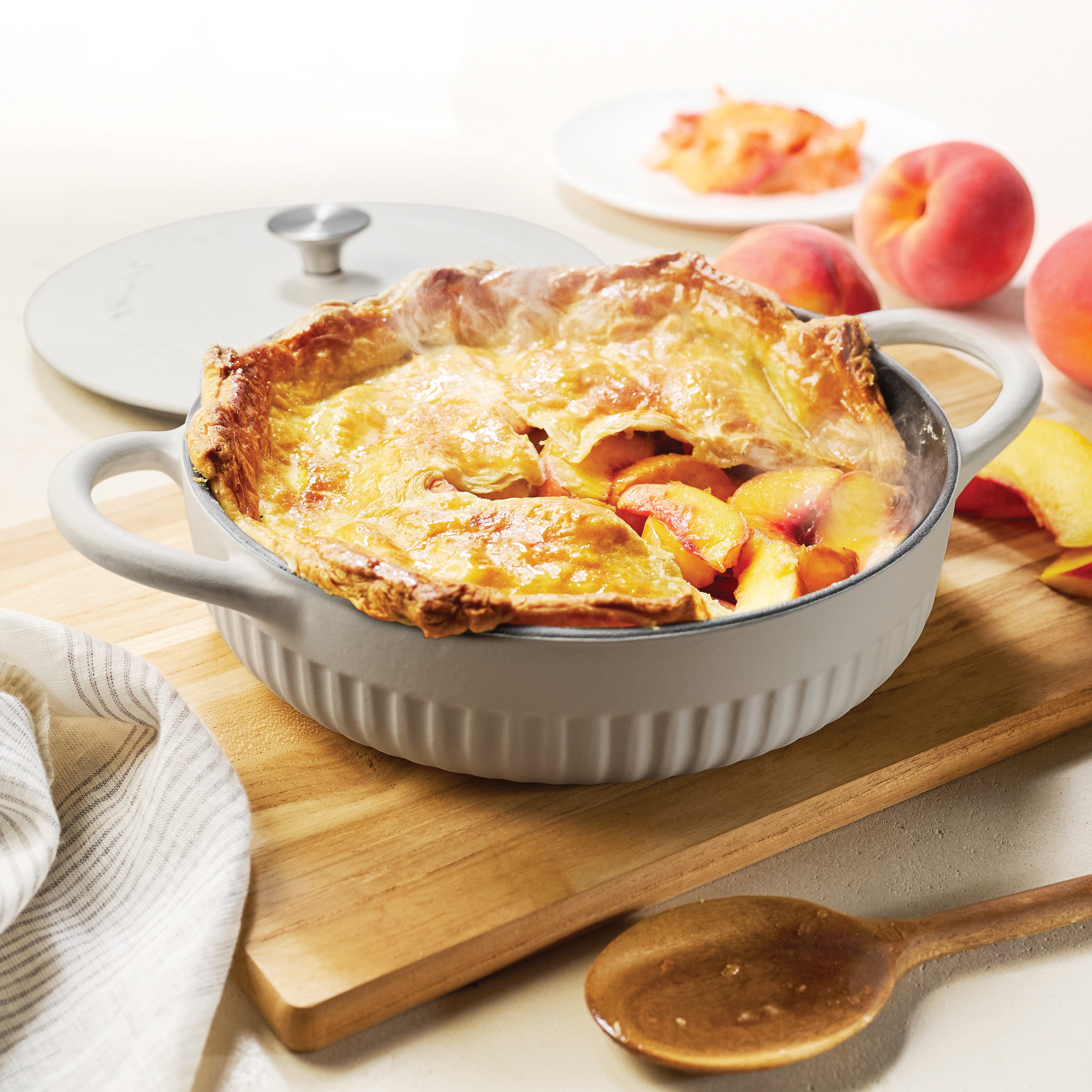 Tramontina Mesa 3.5 Qt Enameled Cast Iron Braiser White