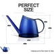 thumbnail image 3 of 1.4L long indoor watering can (blue), bonsai plants, garden flowers, small modern translucent watering can, 3 of 5