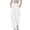 White_003, variant on Bmisegm Girl Sweatpants Medium and Large Children Casual Girls Solid Color Drawstring Sweatpants for Girls Purple_001 5-6 Years