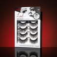 thumbnail image 5 of KISS Lash Couture Triple Push-Up False Eyelashes, 'Babydoll', 4 Pairs Strip Lashes, 5 of 10