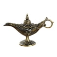 thumbnail image 2 of Statue Sculptures,Wishing Lamp Statues Home Desktop Decorations,Retro Lights Figurines Ornaments Living Room,Sculpture Collectible Artwork Bedroom Bookshelf,Zinc Alloy Decorative Statue Study Gloria Esculturas de estatuas, 2 of 9