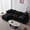 Black, variant on 105" Chenille Fabric Big Sofa, Soft Couch with High Elastic Cushion, Furniture Couch with Sturdy Wood Frame for home living room indoor rest, Light Coffee