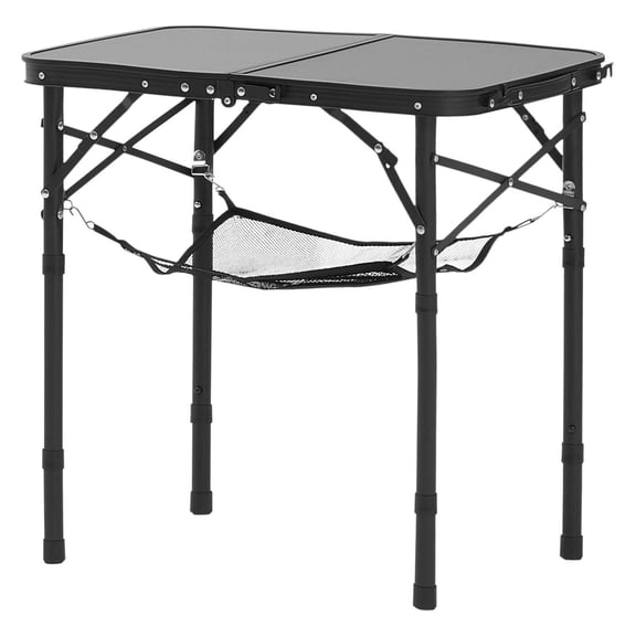 Adjustable Camping Table 2ft - Portable Aluminum Folding Table for Outdoor Picnic & Travel