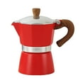 thumbnail image 1 of Hyasfey Moka Pot Espresso Maker 150ml Lightweight Stovetop Coffee Maker Easy to Use Italian Coffee Brewer for Rich Espresso Latte Cappuccino, 1 of 8