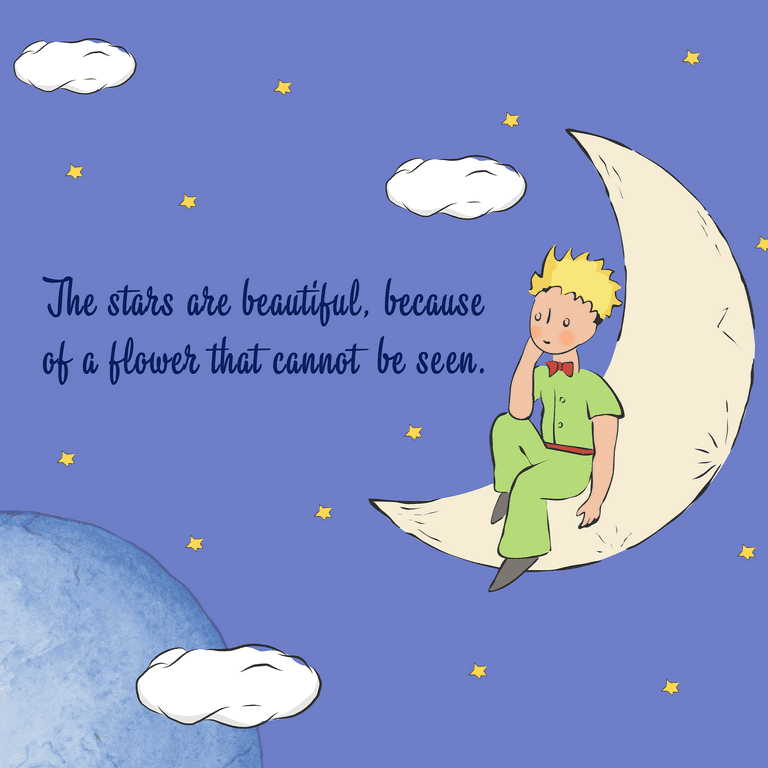 The Little Prince Peel and Stick Wallpaper EGD X The Little Prince EGDLP045