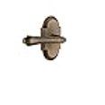 thumbnail image 3 of Nostalgic Warehouse Cottage Plate Privacy Fleur Lever in Antique Brass, 3 of 3