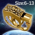 thumbnail image 1 of Anillos para mujer, regalos para mujeres y hombres, anillo de calavera estilo punk, anillo exquisito de 6 a 13 pulgadas., 1 of 3