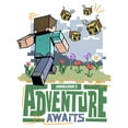 thumbnail image 2 of Girls Minecraft Adventure Awaits T Shirt, 2 of 4