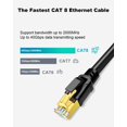 thumbnail image 2 of Cable Ethernet Yahody CAT8 6 pies/1,83 m 40 Gbps 2000 MHz SFTP, 2 of 9