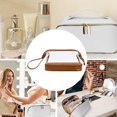 thumbnail image 5 of Bolsa de cosméticos de Pu translúcida, bolsa de almacenamiento de cosméticos portátil de moda, bolsa de lavado de viaje de gran capacidad, 5 of 5